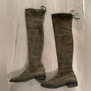 Stuart Weitzman Lowland Green OTK Over the Knee
Boots Shoes